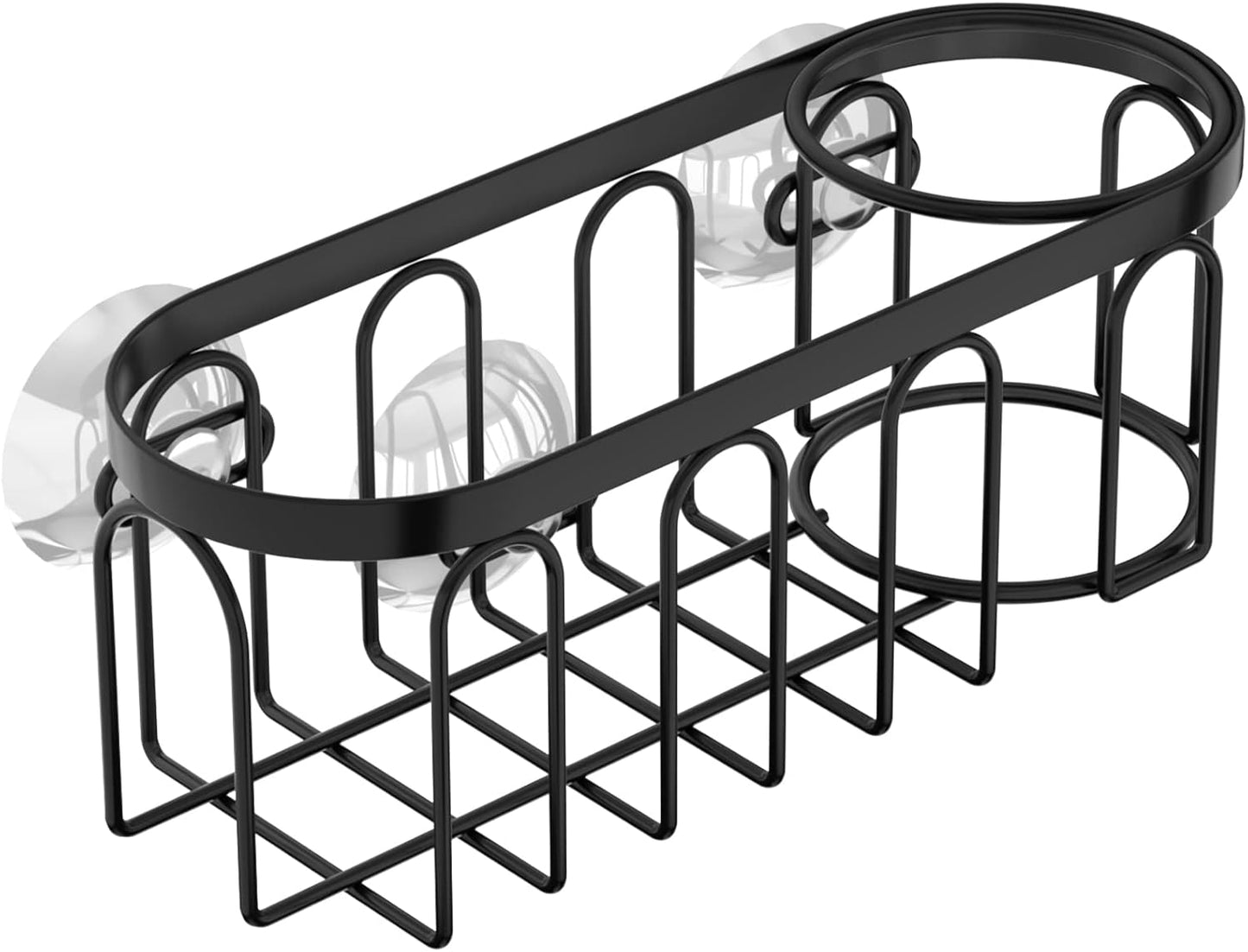 2-in-1 Sponge Holder for Kitchen Sink – Suction Cup, No-Drill, Rust-Resistant Organizer