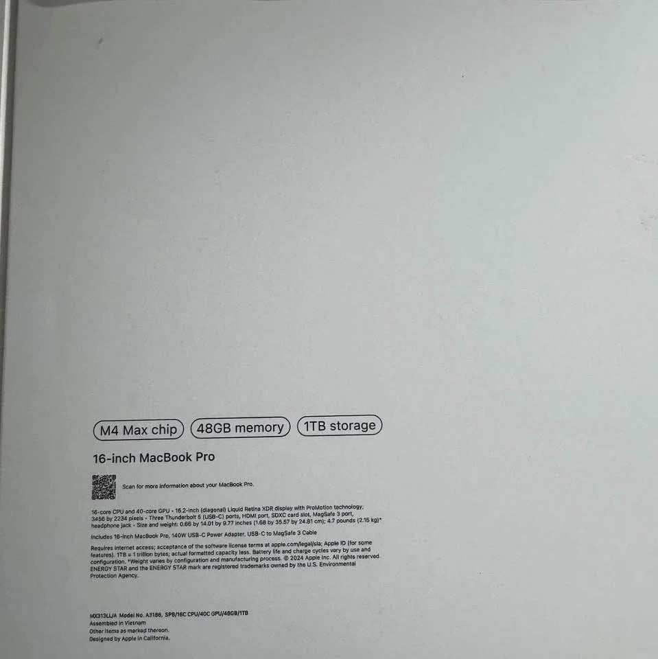 M4 Macbook pro 16” Max