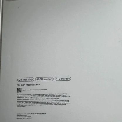 M4 Macbook pro 16” Max